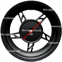 Диск колесный R12 задний литой чёрный скутер (3,5
