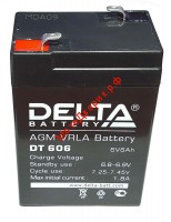 Аккумулятор 6V6Ah (70х47х100) DT606 DELTA